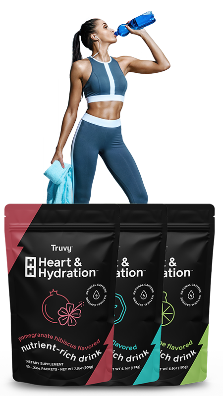 Best Energy Drink Truvy Heart and Hydration Plus Flavors