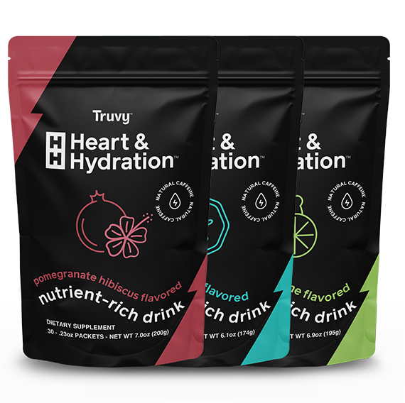 Best Energy Drink Truvy Heart and Hydration Plus Flavors