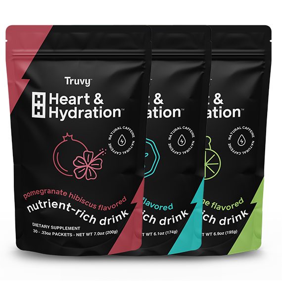 Best Energy Drink Truvy Heart and Hydration Plus Flavors